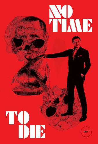James Bond Red Poster By Natalie Knowles #notimetodie