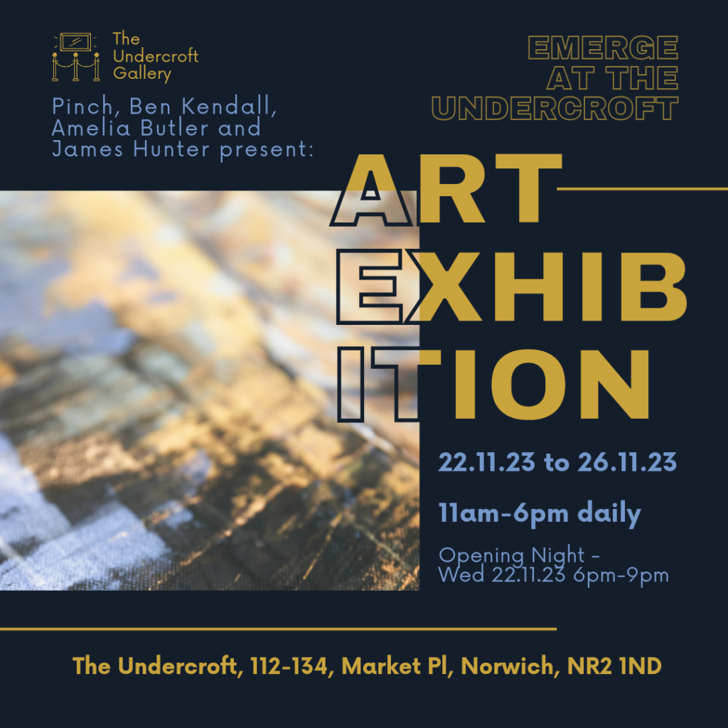 Emerge at the Undercroft exhibition